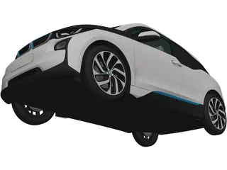 BMW i3 (2014) 3D Model