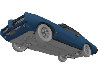 Pontiac GTO Judge Hard Top 3D Model