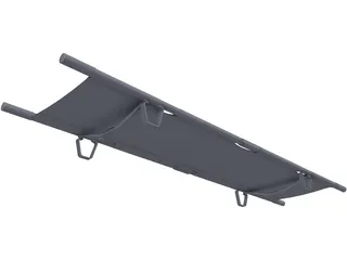 Ambulance Stretcher 3D Model