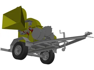 Wood Chipper 3D Model