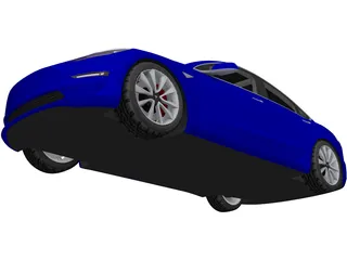 Tesla Model 3 (2020) 3D Model