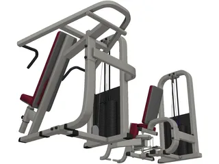 Shoulder Press 3D Model