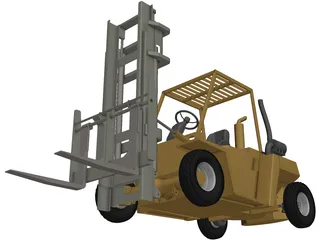 Fork Lift 3D Model