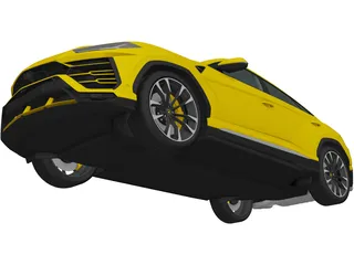 Lamborghini Urus (2019) 3D Model