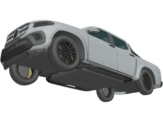 Mercedes-Benz X-Class (2018) 3D Model