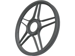 Puch Moped 5-Star Wheel 3D Model