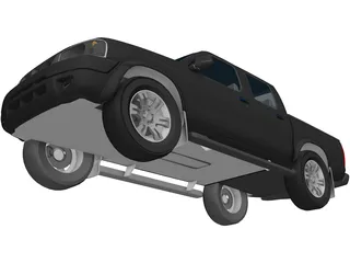 Nissan Frontier Crew Cab 3D Model