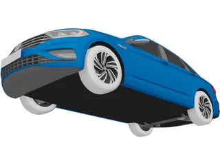 Volkswagen Jetta SEL (2019) 3D Model