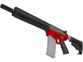 AR-15 3D Model