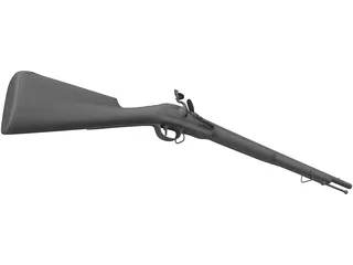 Brown Bess 1746 Carbine 3D Model