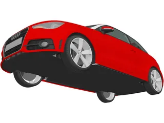 Audi A1 (2010) 3D Model