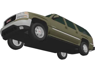 GMC Yukon XL (2000) 3D Model