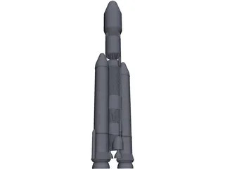 GSLV Mk III 3D Model