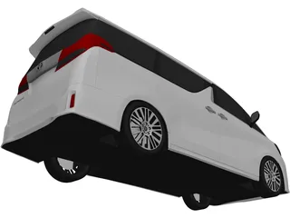 Toyota Alphard (2016) 3D Model