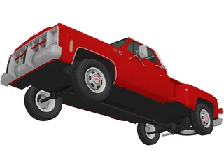 GMC Sierra Grande 454 (1979) 3D Model