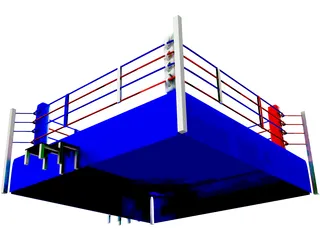 Boxing Ring 3D Model