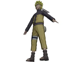 Naruto Teen 3D Model