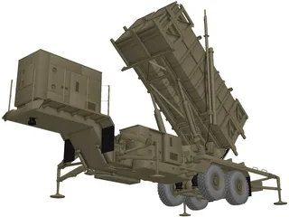 Patriot MIM-104 3D Model