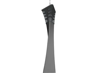 Airport Tower 3D Model