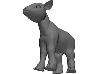 Little Lamb 3D Model