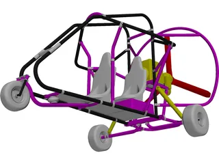 Powered Parachute  3D Model