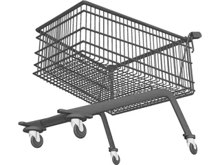 Shopping Cart 3D Model