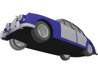 Jaguar Mark II 3D Model