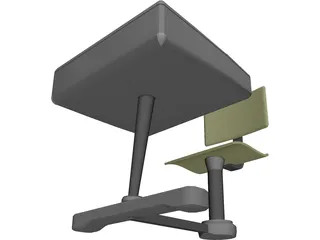 Desk 3D Model