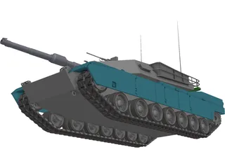 M1 Abrams 3D Model