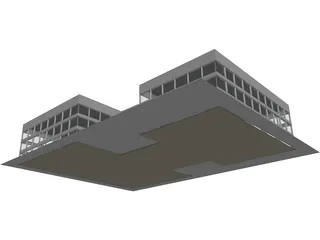 Commercial Center 3D Model