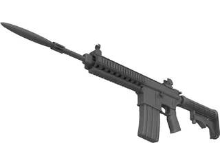 AR-15 3D Model