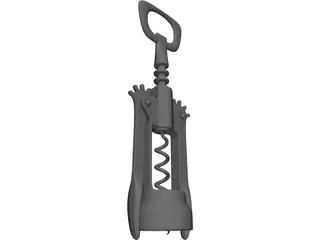 Cork Screw 3D Model