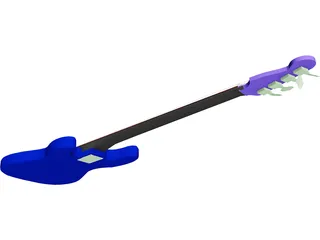 Bass Guitar 3D Model