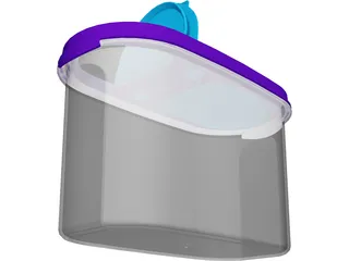 Tupperware Box 3D Model