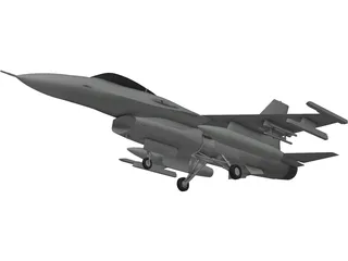 F-16 Falcon 3D Model