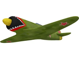 Lavochkin La-5 3D Model