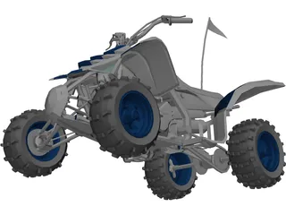 Yamaha Quad 3D Model