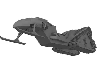 Snowmobile Concept 3D Model