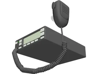 2 Way Radio 3D Model