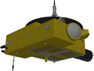 Ulysses ESA Sun Probe 3D Model