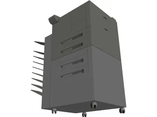 Xerox Copier Machine 3D Model