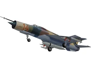 MiG-21 LanceR C 3D Model