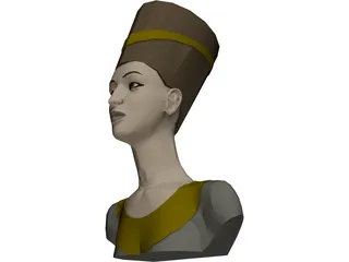 Nefertiti Head 3D Model