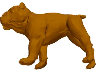 Bulldog 3D Model