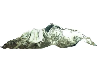 Mount Everest 3D Model