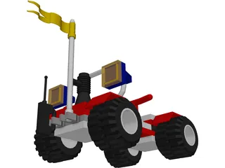 LEGO Car 3D Model
