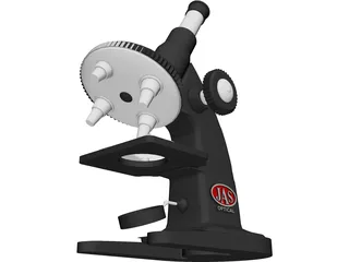 Microscope 3D Model