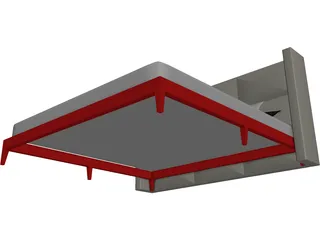 Mura Design Bed 3D Model