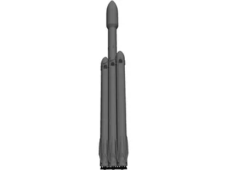 Falcon 9 Rocket 3D Model