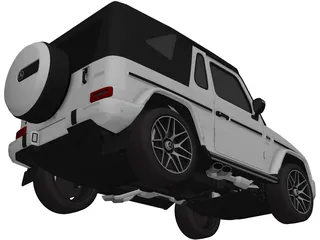 Mercedes-Benz G63 464 Cabrio (2019) 3D Model